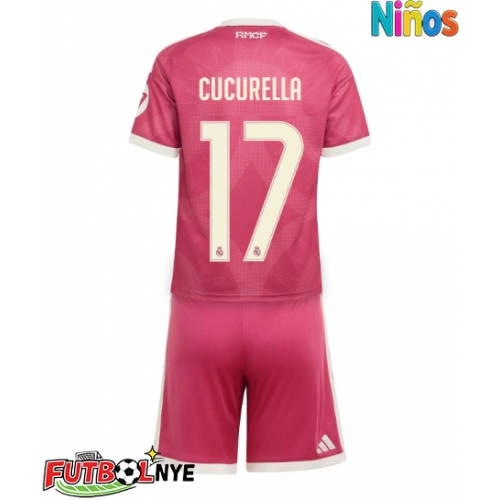 Camiseta Real Madrid Marc Cucurella #17 Tercera Equipación para niños 2026-27 manga corta (+ pantalones cortos)